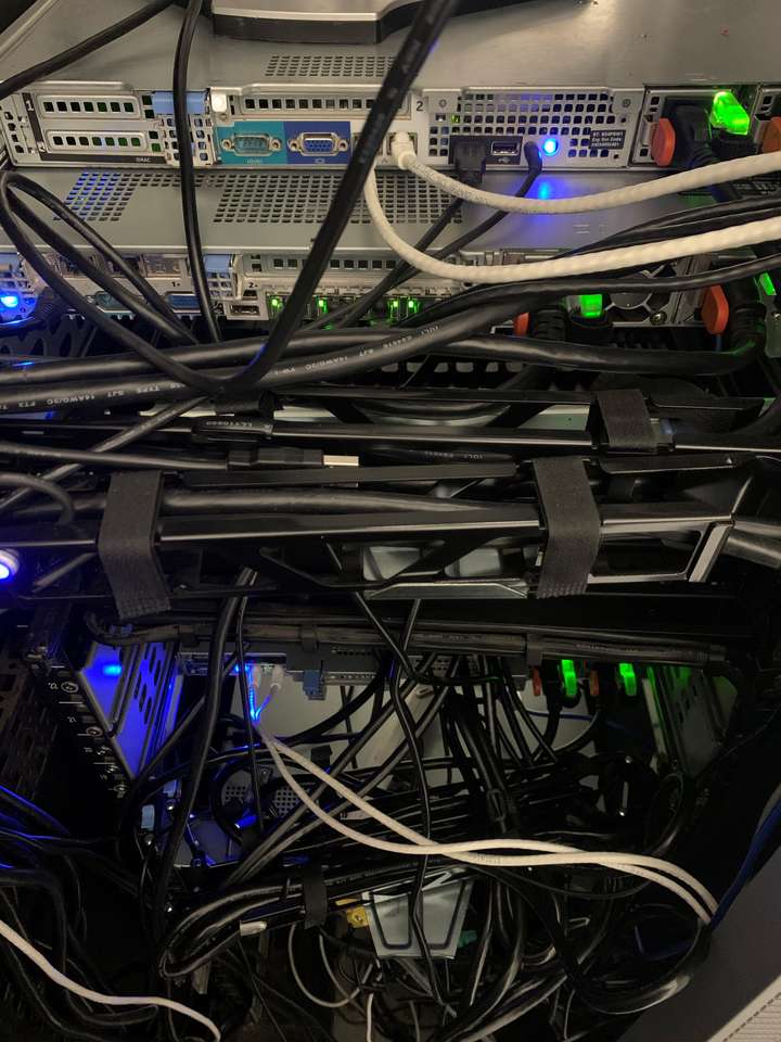 Server rack cabling