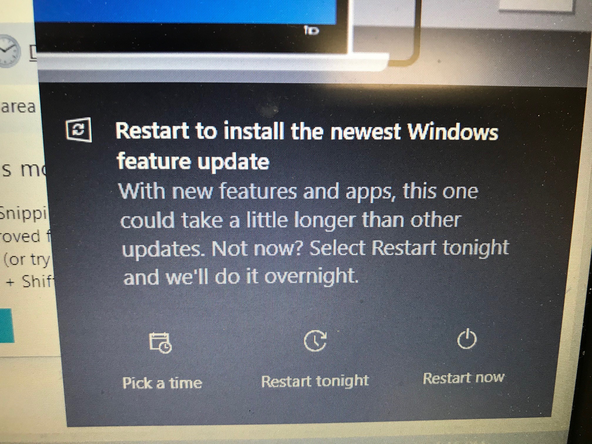 Windows Update Dialog